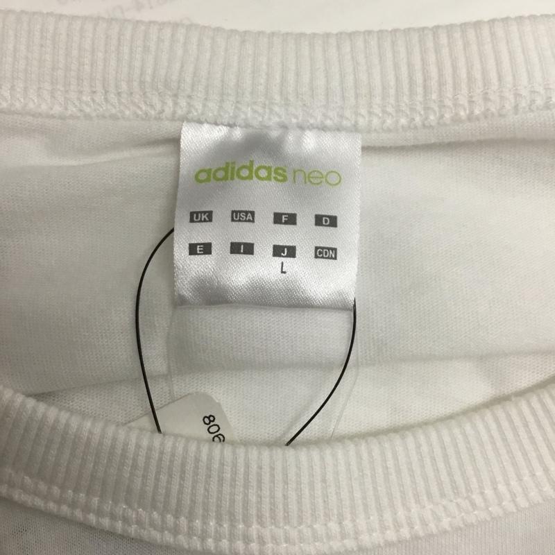 アディダス adidas Tシャツ 半袖 AP4545 アウトラインロゴTシャツ L プリント 白 / ホワイト /  メンズ USED 古着 中古 10135048