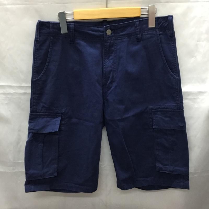リーバイス Levi s パンツ ショートパンツ 30インチ 無地 紺 / ネイビー /  メンズ USED 古着 中古 10108779