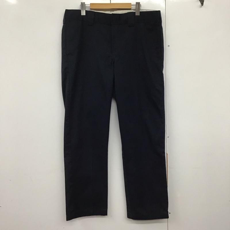 ディッキーズ Dickies パンツ ワークパンツ、ペインターパンツ ワークパンツ ワイドパンツ カジュアルパンツ チノパン 36インチ 無地 紺 / ネイビー /  メンズ USED 古着 中古 10143446