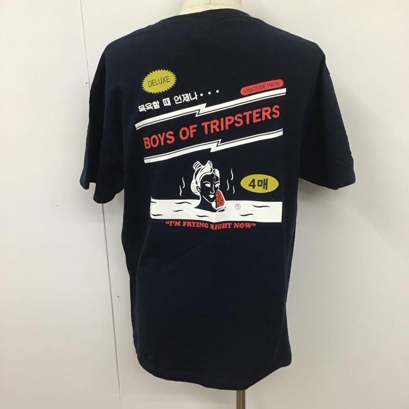 ボーイズオブサマー BOYS OF SUMMER Tシャツ 半袖 半袖 L プリント 紺 / ネイビー /  メンズ USED 古着 中古 10110875