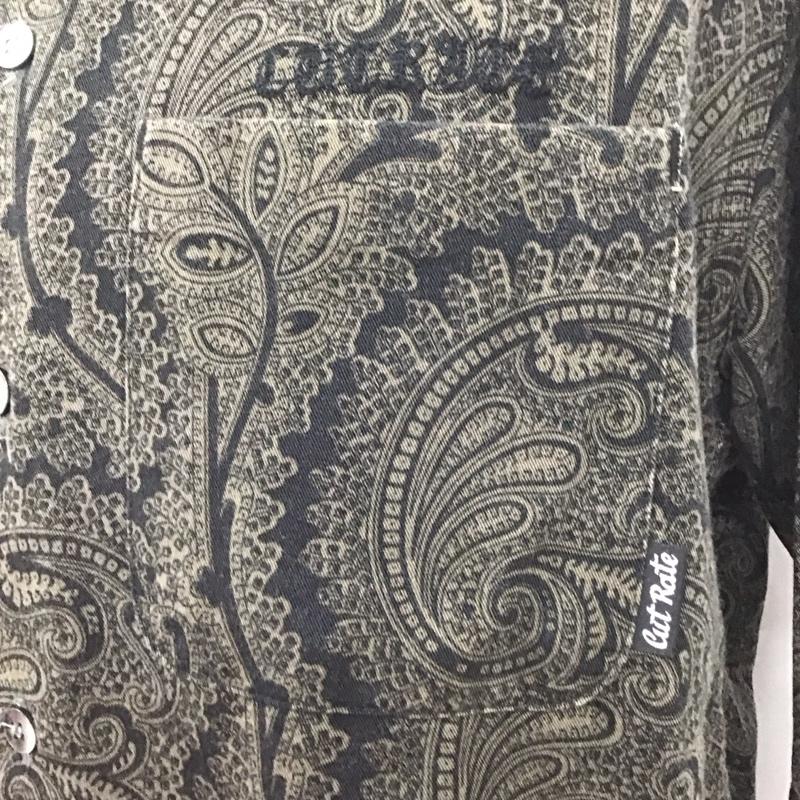 カットレート Cut-Rate シャツ、ブラウス 長袖 長袖シャツ カラーシャツ ポケットシャツ 長袖カットソー 総柄 L 総柄 マルチカラー / マルチカラー /  メンズ USED 古着 中古 10111732