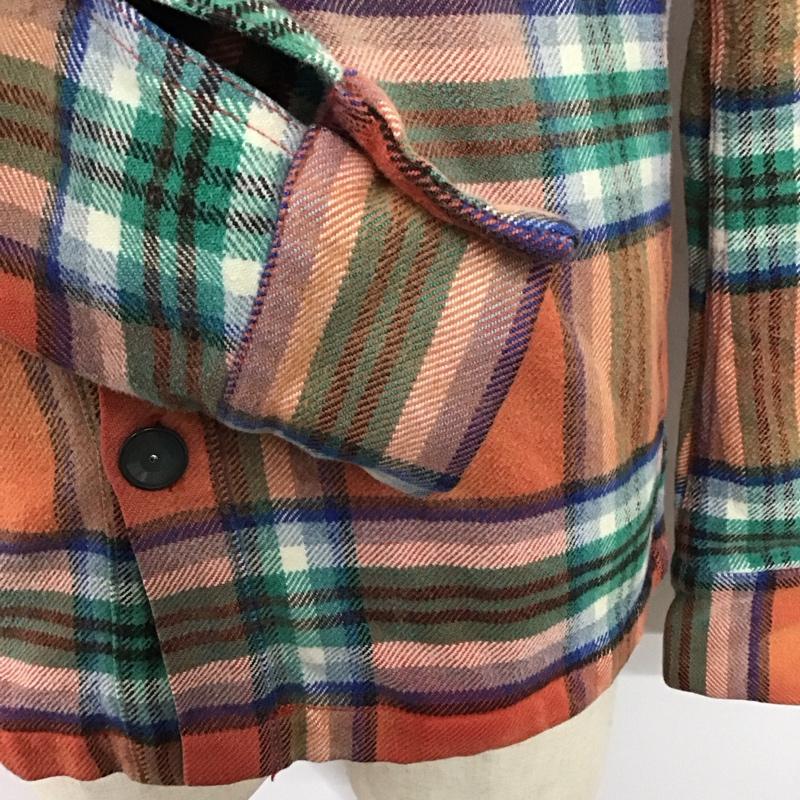 レミ レリーフ REMI RELIEF シャツ、ブラウス 長袖 ワークシャツ コットン M チェック マルチカラー / マルチカラー /  メンズ USED 古着 中古 10121306