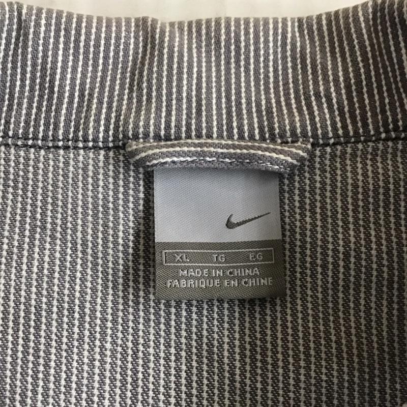 ナイキ NIKE ジャケット、上着 ジャンパー、ブルゾン ジップアップジャケット デニムジャケット カジュアルジャケット アウター XL ストライプ マルチカラー / マルチカラー /  メンズ USED 古着 中古 10110797