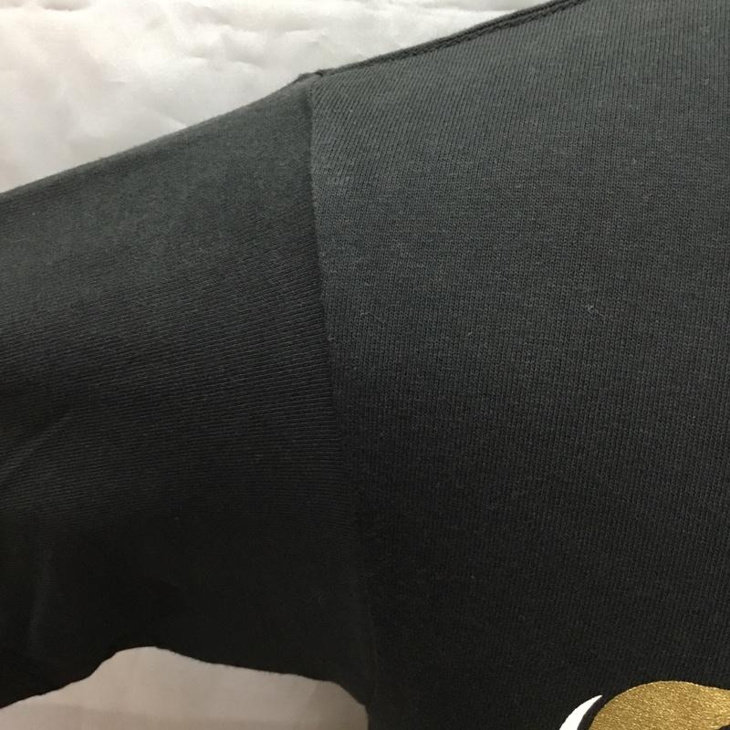 クリームソーダ CREAMSODA Tシャツ 半袖 半袖カットソー プリントTシャツ クルーネックカットソー S ロゴ、文字 黒 / ブラック /  メンズ USED 古着 中古 10114596