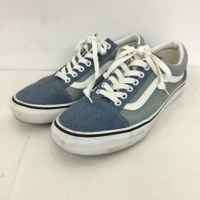 バンズ VANS スニーカー スニーカー 721454 デニム 27.5cm 27.5cm ロゴ、文字 水色 / ライトブルー /  メンズ USED 古着 中古 10128980