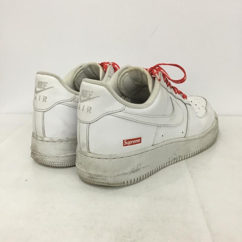 シュプリーム Supreme スニーカー スニーカー CU9225-100 AIR FORCE 1 LOW NIKE 27.5cm 27.5cm ロゴ、文字 白 / ホワイト /  メンズ USED 古着 中古 10140594