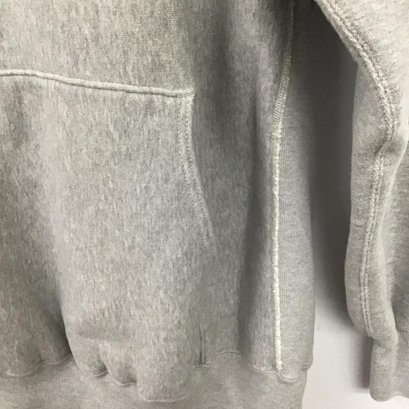 バズリクソンズ Buzz Rickson s パーカー 長袖 長袖パーカー プルオーバーパーカー スウェット XXL ロゴ、文字 灰 / グレー /  メンズ USED 古着 中古 10147800