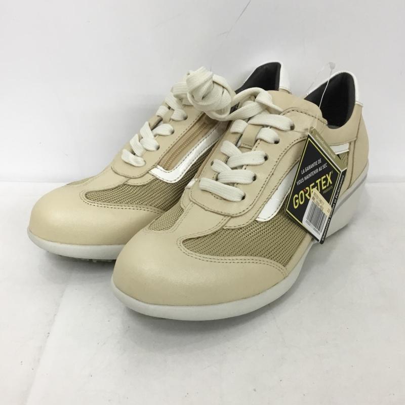 マドラスウォーク madras Walk スニーカー スニーカー MWL1009 ファスナー GORE-TEX 23cm 23.0cm 無地 ベージュ / ベージュ /  レディース USED 古着 中古 10135793