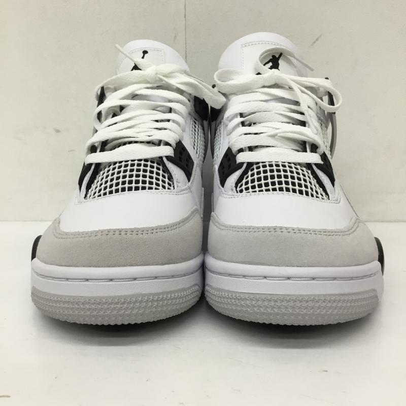 ナイキ NIKE スニーカー スニーカー DH6927-111 Air Jordan 4 Military Black ナイキ エアジョーダン 4 ミリタリー ブラック 28.5cm ロゴ、文字 白 / ホワイト / X 黒 / ブラック /  メンズ USED 古着 中古 10136328