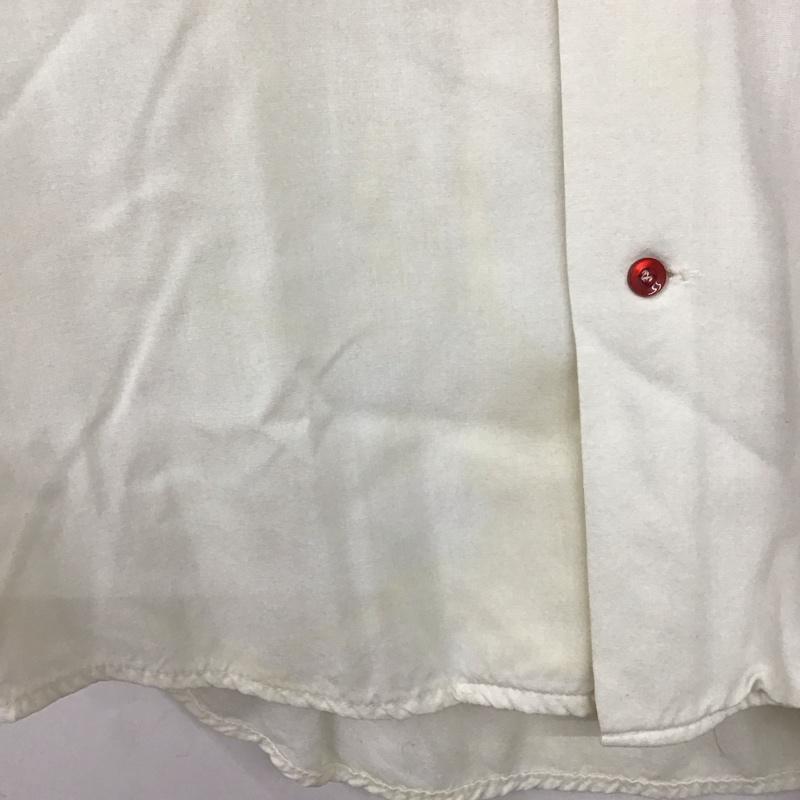 キングルイ King Louie シャツ、ブラウス 半袖 ボーリングシャツ 半袖シャツ 古着 ヴィンテージ 50S M ロゴ、文字 白 / ホワイト / X 赤 / レッド /  メンズ USED 古着 中古 10135487