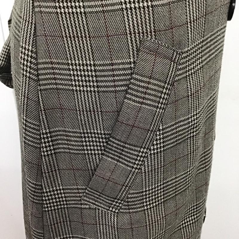 グローバルワーク GLOBAL WORK ワンピース ロングスカート GW719502MC ロングジレ M チェック 黒 / ブラック / X 灰 / グレー / X 赤 / レッド /  レディース USED 古着 中古 10122103