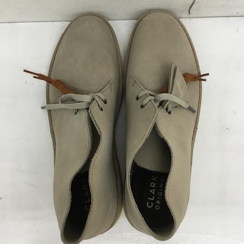 クラークス Clarks ブーツ ショートブーツ デザートブーツ 28.5cm 無地 ベージュ / ベージュ /  メンズ USED 古着 中古 10119080