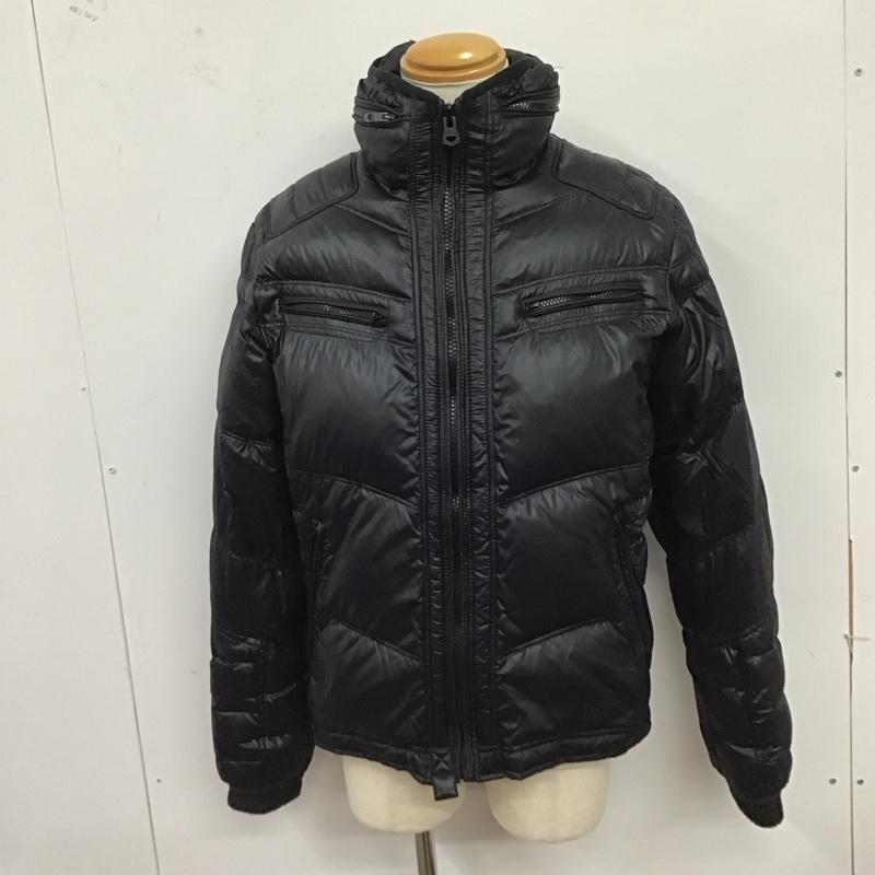 ディーゼル DIESEL ジャケット、上着 ジャンパー、ブルゾン ジップアップジャケット ダウンジャケット アウター XL 無地 黒 / ブラック /  メンズ USED 古着 中古 10124235
