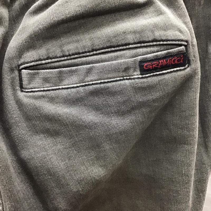 グラミチ GRAMICCI パンツ デニム、ジーンズ デニムパンツ ストレートパンツ ワイドパンツ カジュアルパンツ M 無地 黒 / ブラック /  メンズ USED 古着 中古 10116204