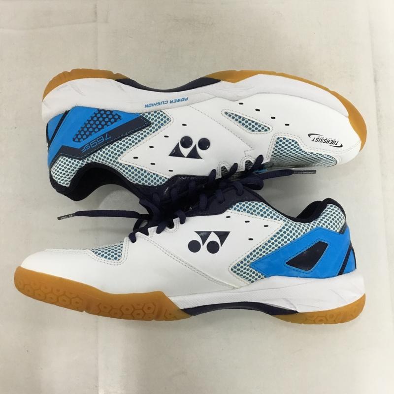 ヨネックス YONEX スニーカー スニーカー SHB769SF パワークッション769SF バドミントンシューズ 27.5cm 箱有 27.5cm ロゴ、文字 白 / ホワイト / X 水色 / ライトブルー / X 紺 / ネイビー /  メンズ USED 古着 中古 10147942