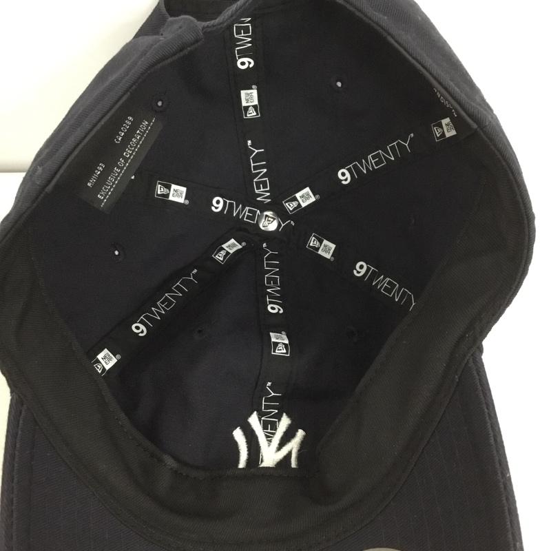 ニューエラ NEW ERA 帽子 キャップ NY ニューヨークヤンキース 9TWENTY ロゴ、文字 紺 / ネイビー /  メンズ USED 古着 中古 10146881
