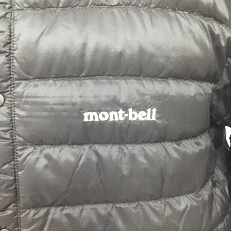 モンベル mont-bell ジャケット、上着 ダウンジャケット 1101503 スペリオダウン ラウンドネックジャケット ノーカラー L ロゴ、文字 黒 / ブラック /  メンズ USED 古着 中古 10107055