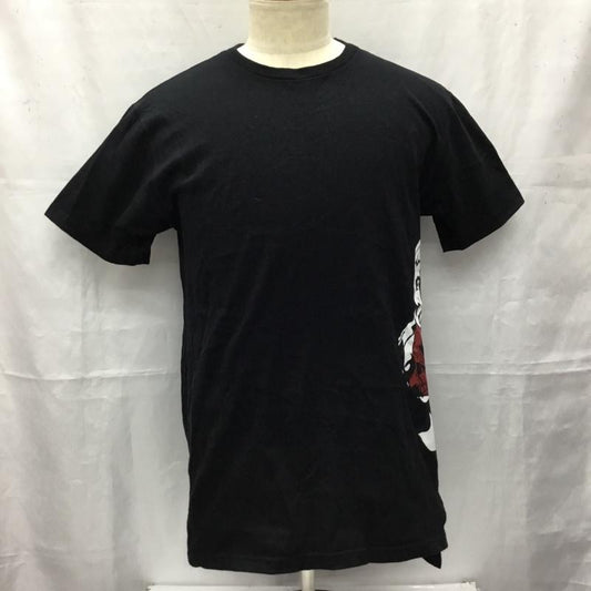クライミー CRIMIE Tシャツ 半袖 M201-01K5-TS03 半袖カットソー プリントTシャツ クルーネックカットソー FREE プリント 黒 / ブラック /  メンズ USED 古着 中古 10106482
