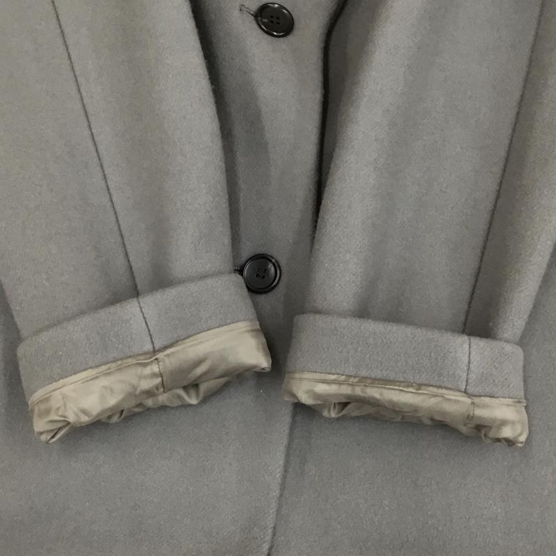 ノーブル NOBLE コート コート一般 40 無地 グレージュ / グレージュ / X チャコールグレー / チャコールグレー /  レディース USED 古着 中古 10142540