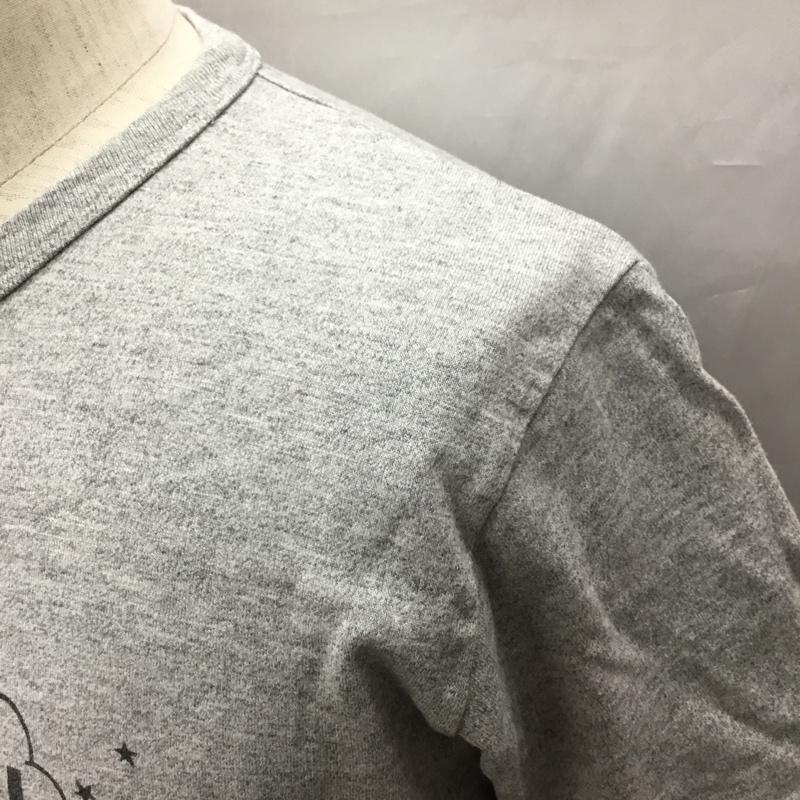 チャンピオン Champion Tシャツ 半袖 半袖カットソー プリントTシャツ クルーネックカットソー M プリント 灰 / グレー /  メンズ USED 古着 中古 10116019