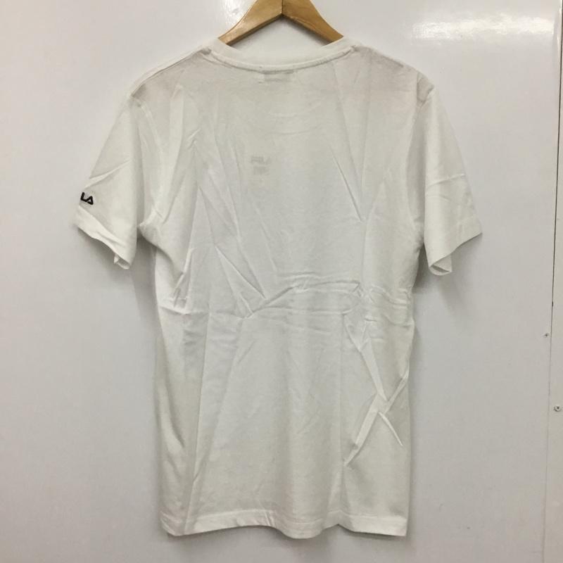 フィラ FILA Tシャツ 半袖 FH7494 クルーネック タグ付き M ロゴ、文字 白 / ホワイト /  メンズ USED 古着 中古 10133039