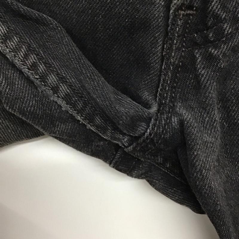 リーバイス Levi s パンツ デニム、ジーンズ デニムパンツ スリムパンツ カジュアルパンツ 90s usa 後染め 31インチ 無地 黒 / ブラック /  メンズ USED 古着 中古 10140883