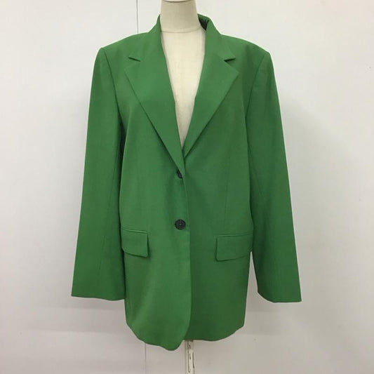ザラ ZARA ジャケット、上着 ジャケット、ブレザー 3030 457 500 テーラード S 無地 緑 / グリーン /  レディース USED 古着 中古 10113513