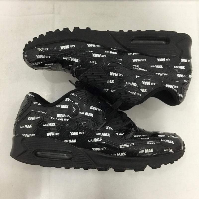 ナイキ NIKE スニーカー スニーカー 700155-015 AIR MAX 90 PREMIUM 27.5cm 27.5cm ロゴ、文字 黒 / ブラック / X 白 / ホワイト /  メンズ USED 古着 中古 10148398
