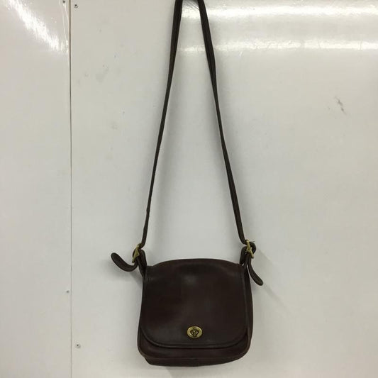 コーチ COACH ショルダーバッグ ショルダーバッグ 9965 レザー 無地 茶 / ブラウン /  レディース USED 古着 中古 10141946