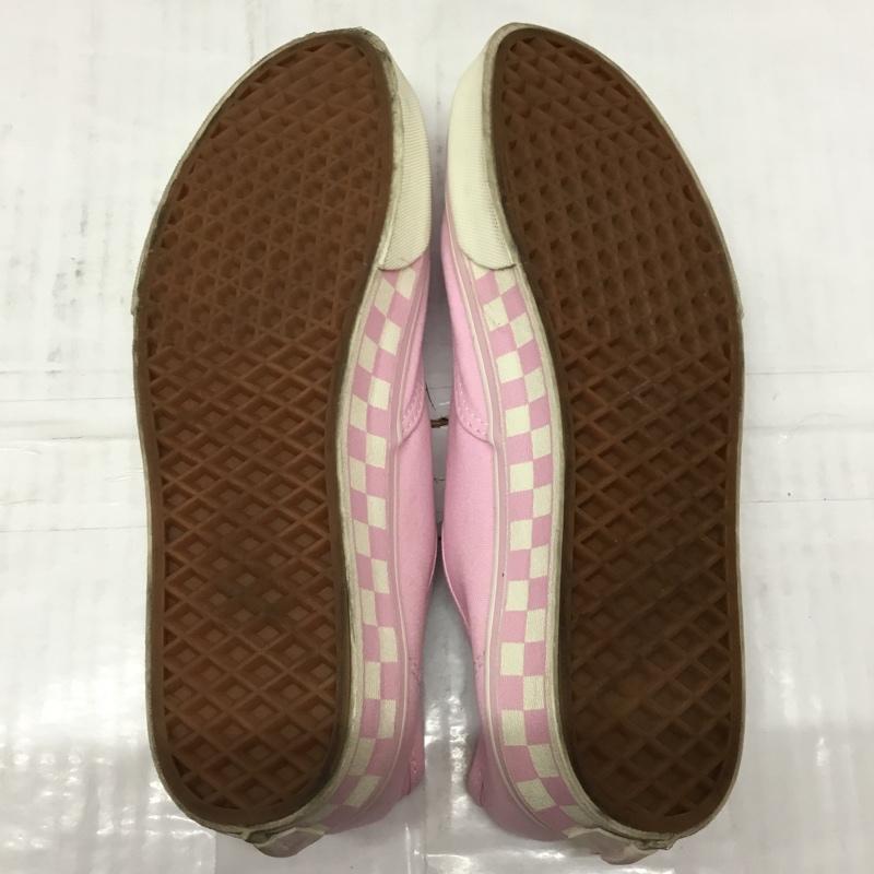 バンズ VANS スニーカー スニーカー 721277 26.5cm チェック 26.5cm ロゴ、文字 桃 / ピンク /  メンズ USED 古着 中古 10106528