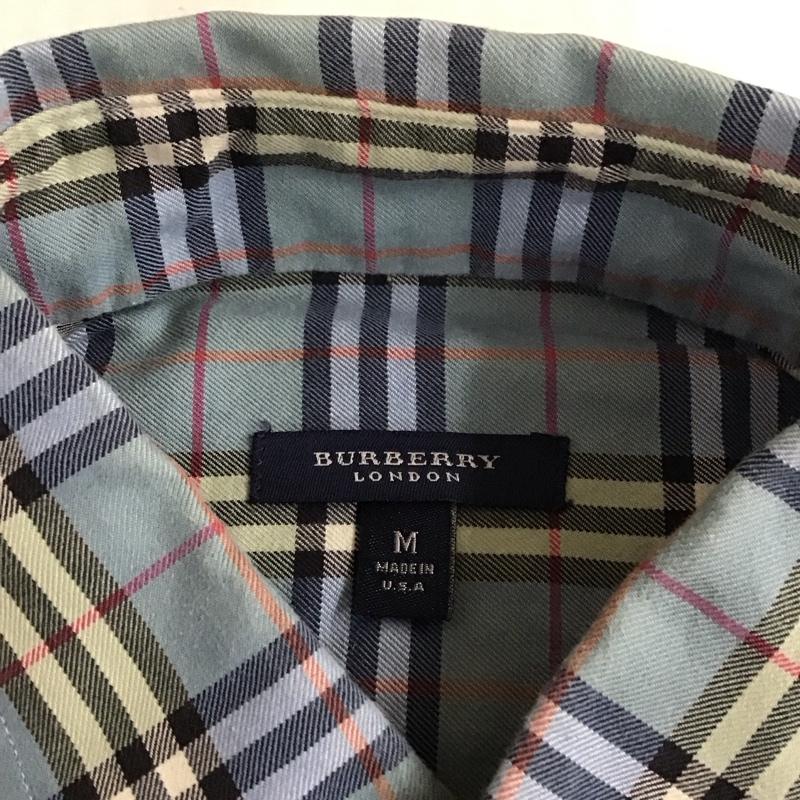 バーバリーロンドン Burberry London シャツ、ブラウス 長袖 長袖シャツ カラーシャツ ポケットシャツ 長袖カットソー チェックシャツ M チェック マルチカラー / マルチカラー /  メンズ USED 古着 中古 10119019