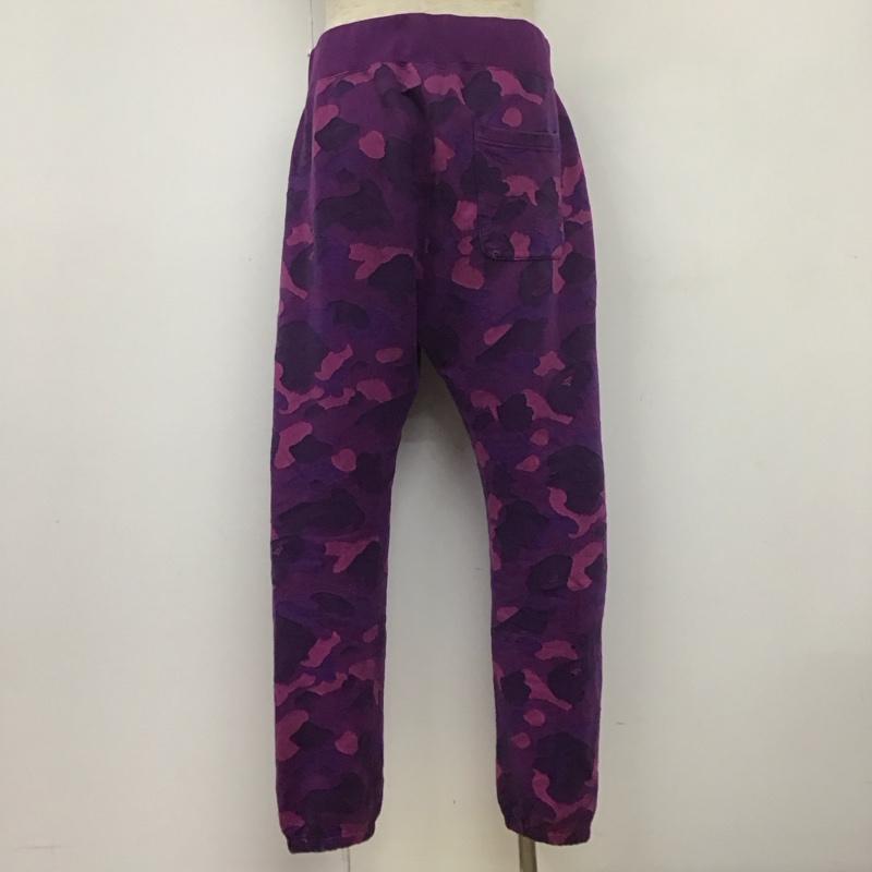 アベイシングエイプ A BATHING APE ボトムス ボトムス スウェットパンツ カジュアルパンツ 迷彩柄 ジャージ ワイドパンツ XL カモフラージュ柄・迷彩 マルチカラー / マルチカラー /  メンズ USED 古着 中古 10107807