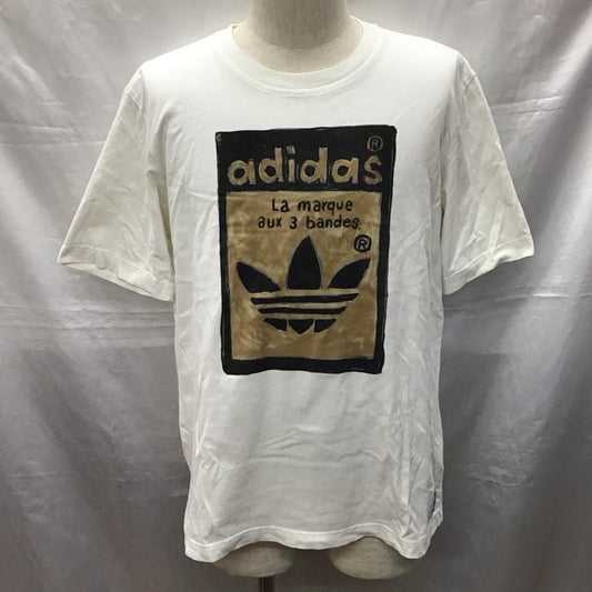 アディダス adidas Tシャツ 半袖 AJ5205 NIGO ロゴ、文字 白 / ホワイト /  メンズ USED 古着 中古 10121189