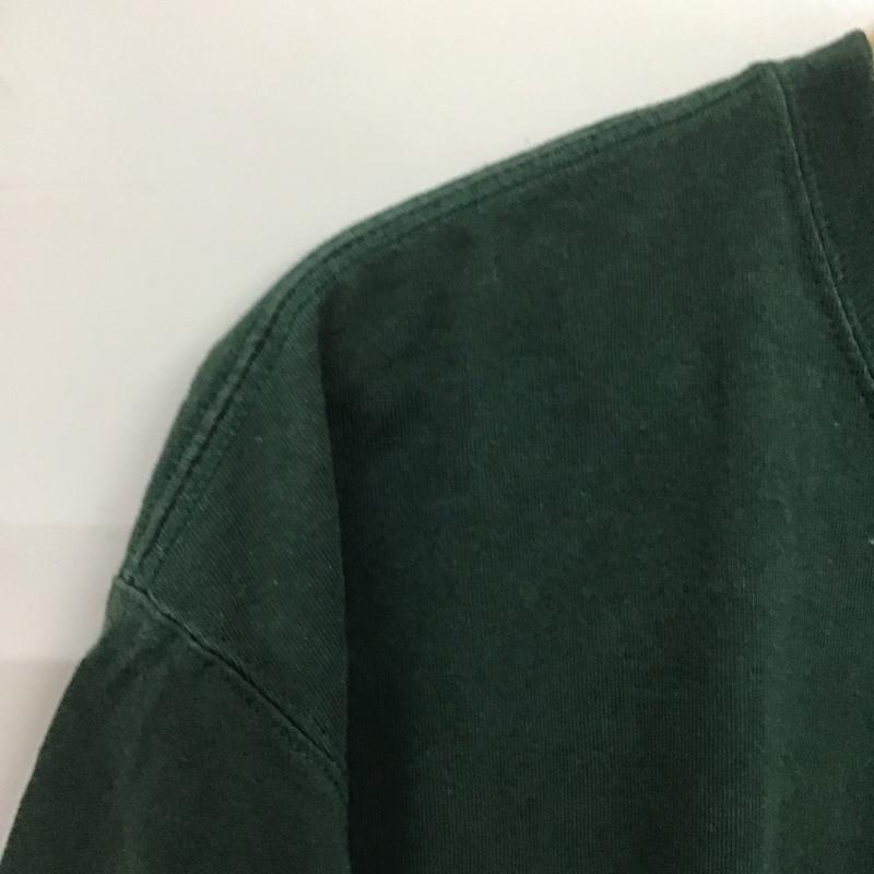 カーハート Carhartt Tシャツ 半袖 半袖カットソー プリントTシャツ クルーネックカットソー L ロゴ、文字 緑 / グリーン /  メンズ USED 古着 中古 10143256