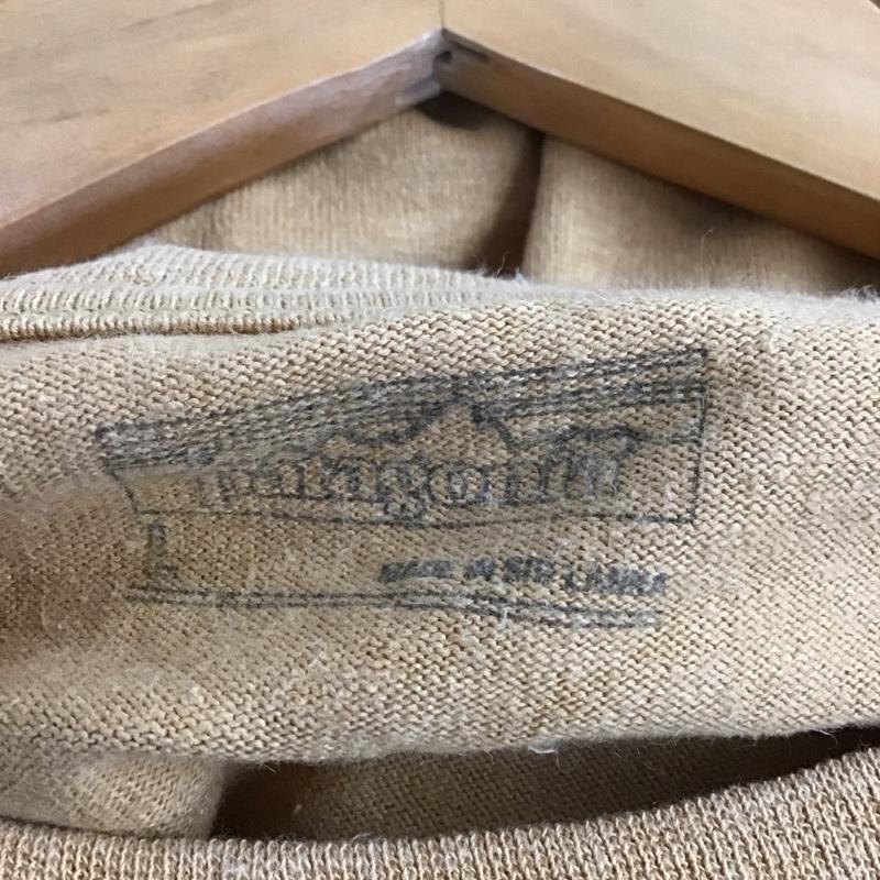 パタゴニア patagonia Tシャツ 長袖 STY53385 FA23 胸ポケット ロングスリーブ ワークポケットTシャツ L ロゴ、文字 橙 / オレンジ /  メンズ USED 古着 中古 10144086