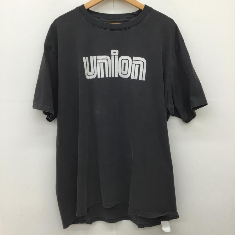 ユニオン UNION Tシャツ 半袖 Union Original Console S/S Tee Black IV 4 ロゴ、文字 黒 / ブラック /  メンズ USED 古着 中古 10149684