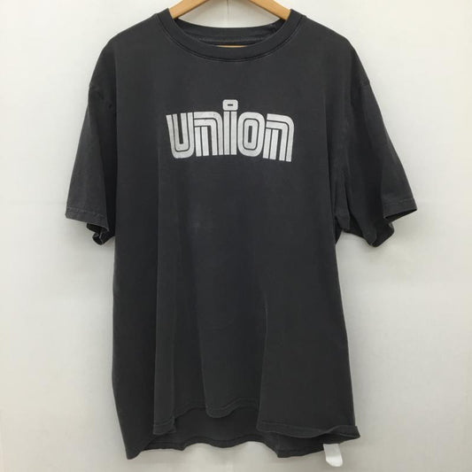 ユニオン UNION Tシャツ 半袖 Union Original Console S/S Tee Black IV 4 ロゴ、文字 黒 / ブラック /  メンズ USED 古着 中古 10149684