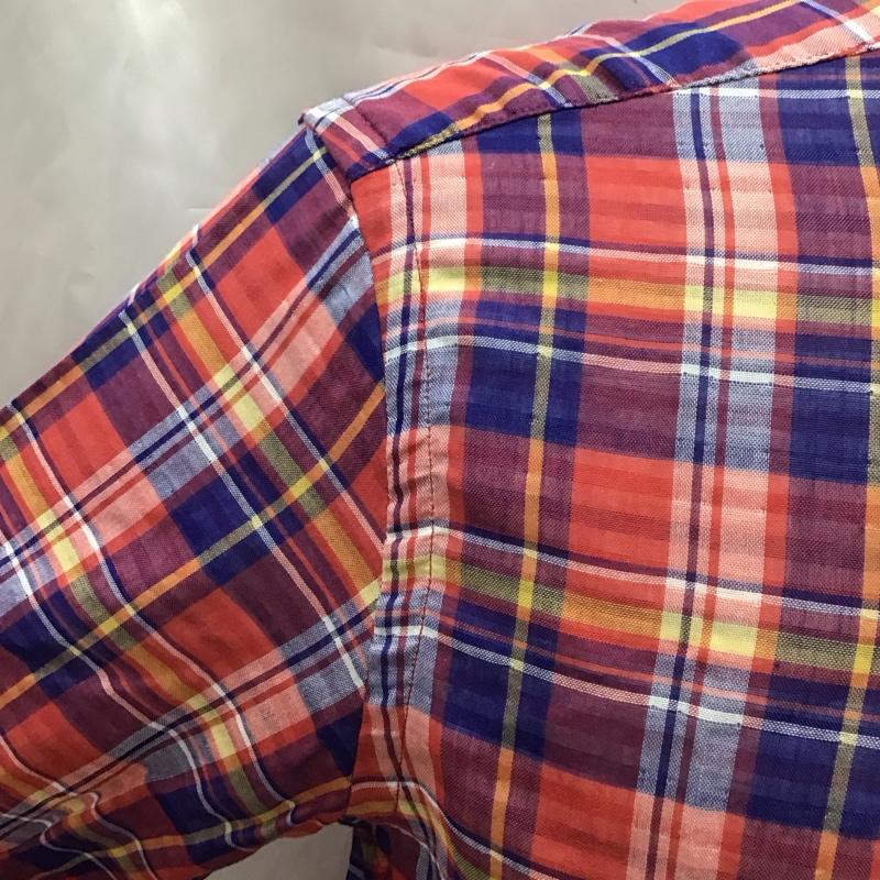 ニューヨーカー NEWYORKER シャツ、ブラウス 半袖 半袖シャツ カラーシャツ 半袖カットソー チェックシャツ M チェック マルチカラー / マルチカラー /  メンズ USED 古着 中古 10113213