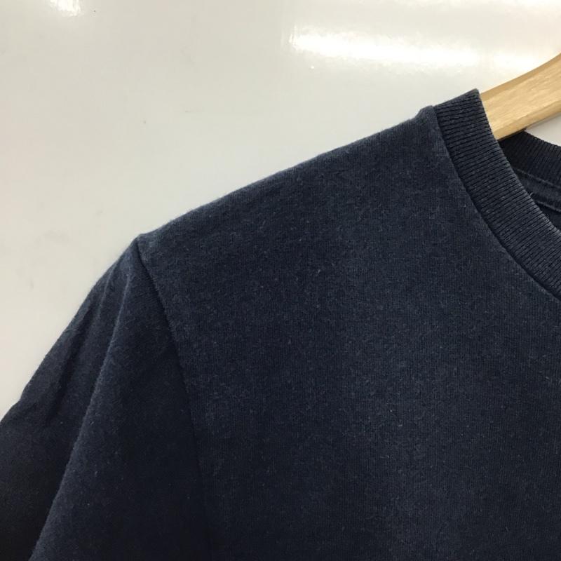 ベイプ BAPE Tシャツ 半袖 半袖カットソー プリントTシャツ クルーネックカットソー S ロゴ、文字 紺 / ネイビー /  メンズ USED 古着 中古 10147593