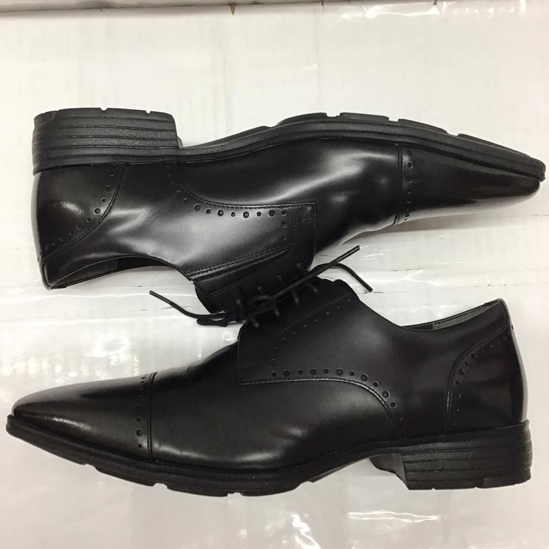 アシックス ASICS 革靴 革靴 TU-7033 texcy luxe パンチドキャップトゥ 箱有 26cm 26.0cm 無地 黒 / ブラック /  メンズ USED 古着 中古 10111753