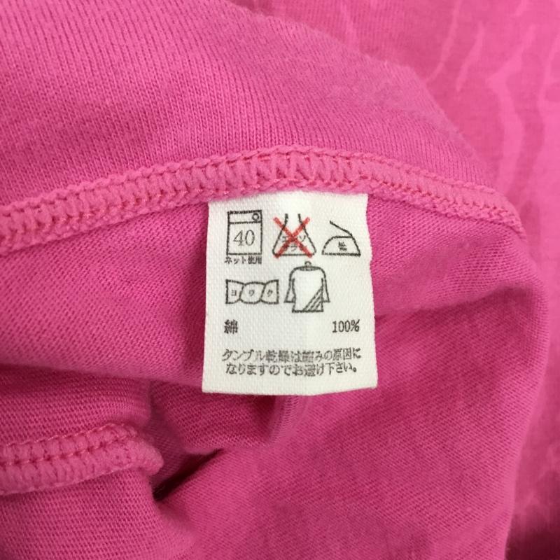 ポロバイラルフローレン Polo by RALPH LAUREN Tシャツ 半袖 M プリント 桃 / ピンク /  メンズ USED 古着 中古 10110781
