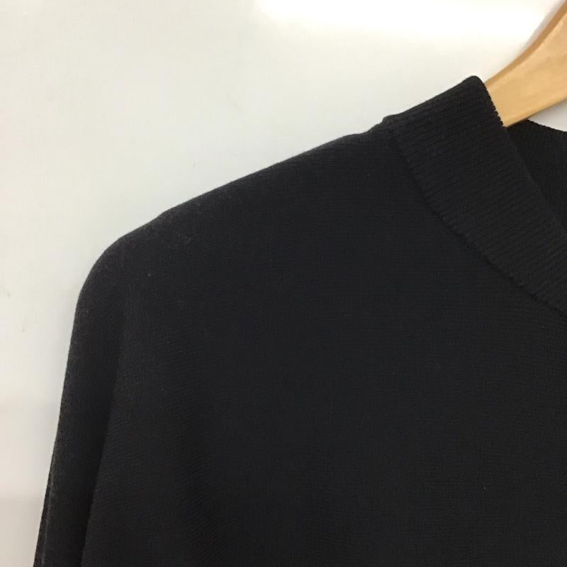 ザラ ZARA ワンピース ひざ丈スカート M 無地 黒 / ブラック /  レディース USED 古着 中古 10139334