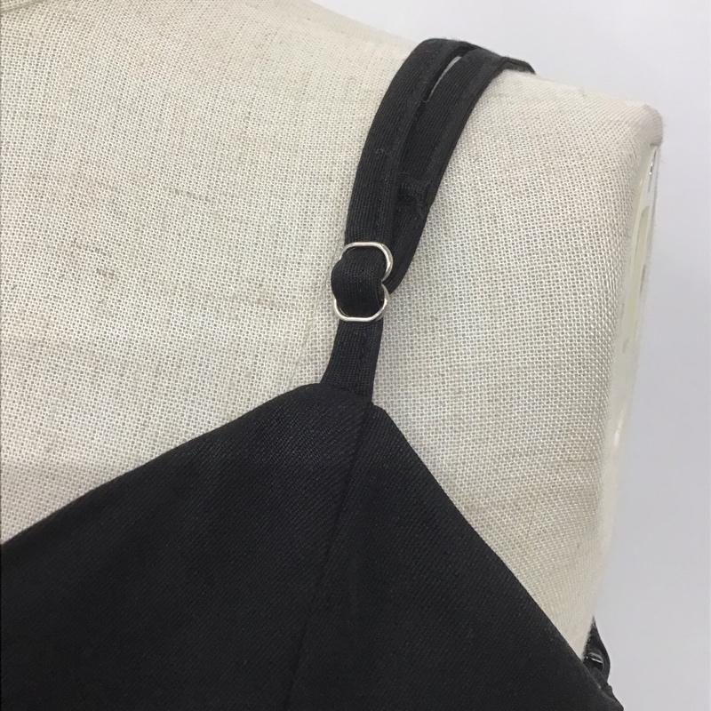 エミプラス emi+ ワンピース ロングスカート 無地 黒 / ブラック /  レディース USED 古着 中古 10108108
