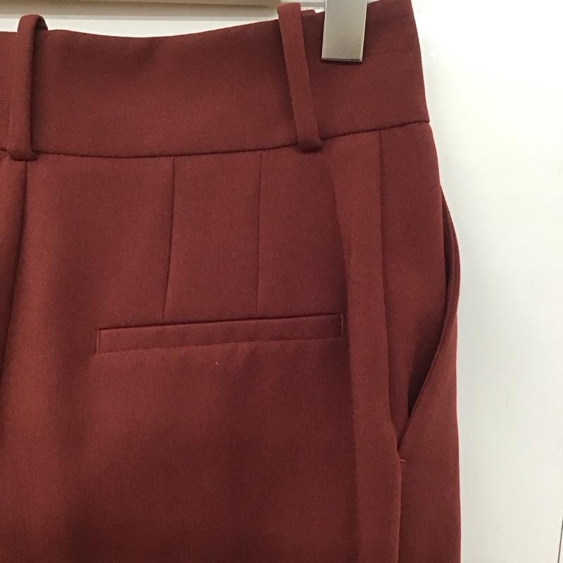 ザラ ZARA パンツ スラックス S 無地 えんじ / ワインレッド /  レディース USED 古着 中古 10144009