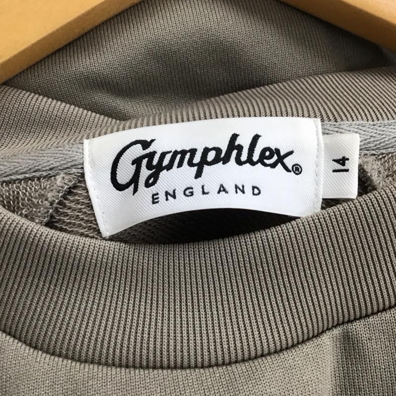 ジムフレックス GYMPHLEX トレーナー 長袖 ショート プルオーバースウェット GY-C0302 無地 灰 / グレー /  レディース USED 古着 中古 10131970