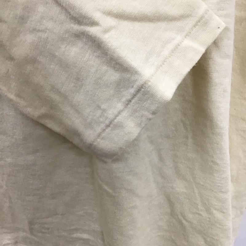 フィルザビル FILL THE BILL カットソー 七分袖 クルーネックカットソー プリントTシャツ 長袖カットソー 2 ロゴ、文字 アイボリー / アイボリー /  メンズ USED 古着 中古 10127340