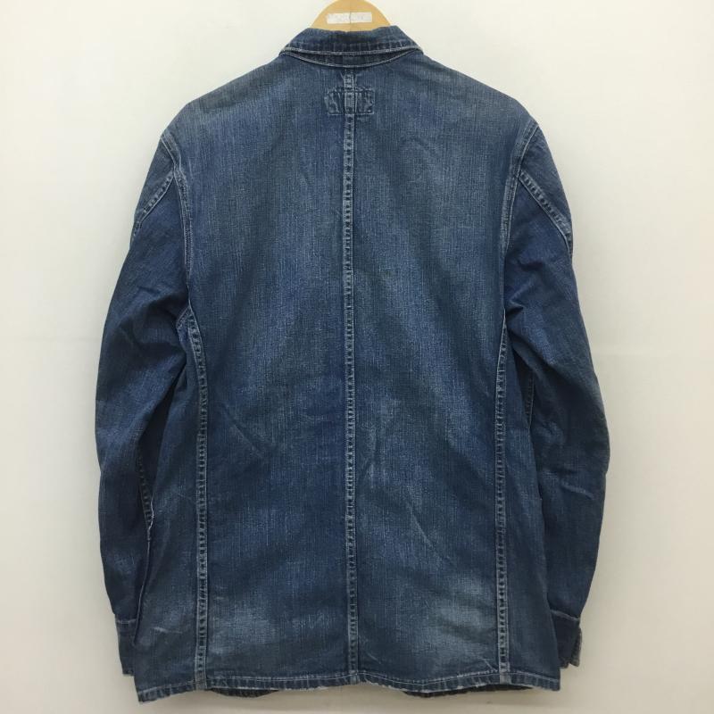 ダブルアールエル RRL ジャケット、上着 ジャケット、ブレザー リミテッドエディション カバーオール M ダメージ加工 インディゴ / インディゴ /  メンズ USED 古着 中古 10108101