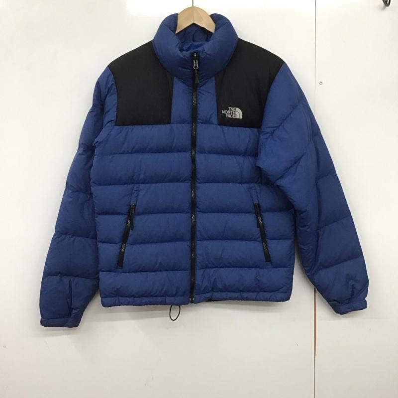 ザノースフェイス THE NORTH FACE ジャケット、上着 ジャンパー、ブルゾン ジップアップジャケット ナイロンジャケット アウター S ロゴ、文字 青 / ブルー /  メンズ USED 古着 中古 10147798