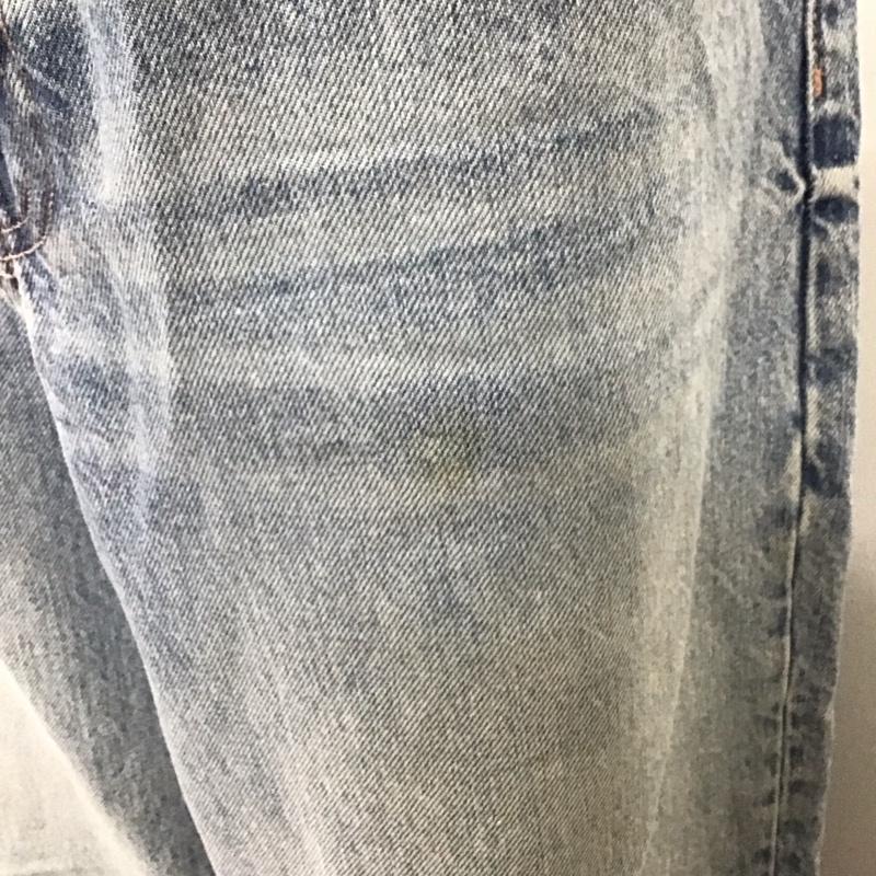 ザラ ZARA パンツ デニム、ジーンズ ワイドパンツ カットオフ 無地 水色 / ライトブルー /  レディース USED 古着 中古 10109441