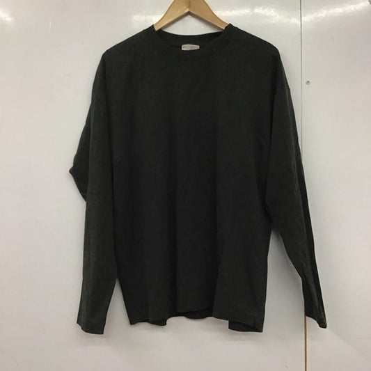 ビューティアンドユースユナイテッドアローズ BEAUTY&YOUTH UNITED ARROWS カットソー 長袖 1212-175-8347 ハイゲージガスコットンクルーネックロングスリーブカットソー L 無地 黒 / ブラック /  メンズ USED 古着 中古 10143457